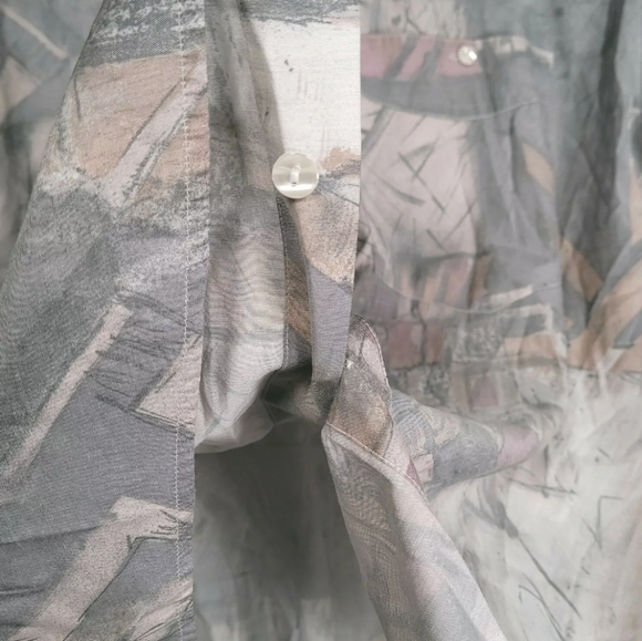 Seiden Sticker Mens Size 42 Shirt Long Sleeve - Picture 5 of 6